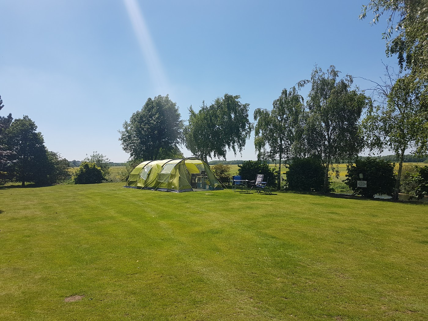 Spacious Meadow Pitch